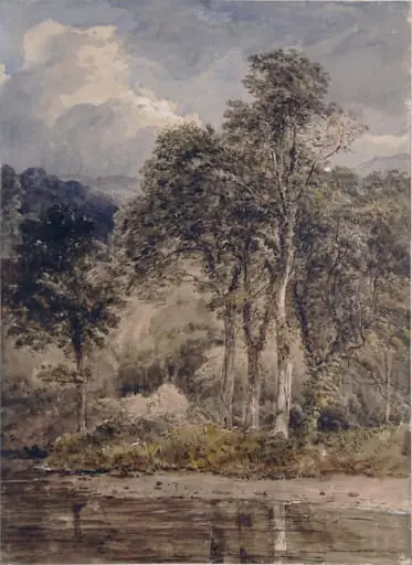 Wood Scene, by Frederick Richard Lee, watercolor, 1832
