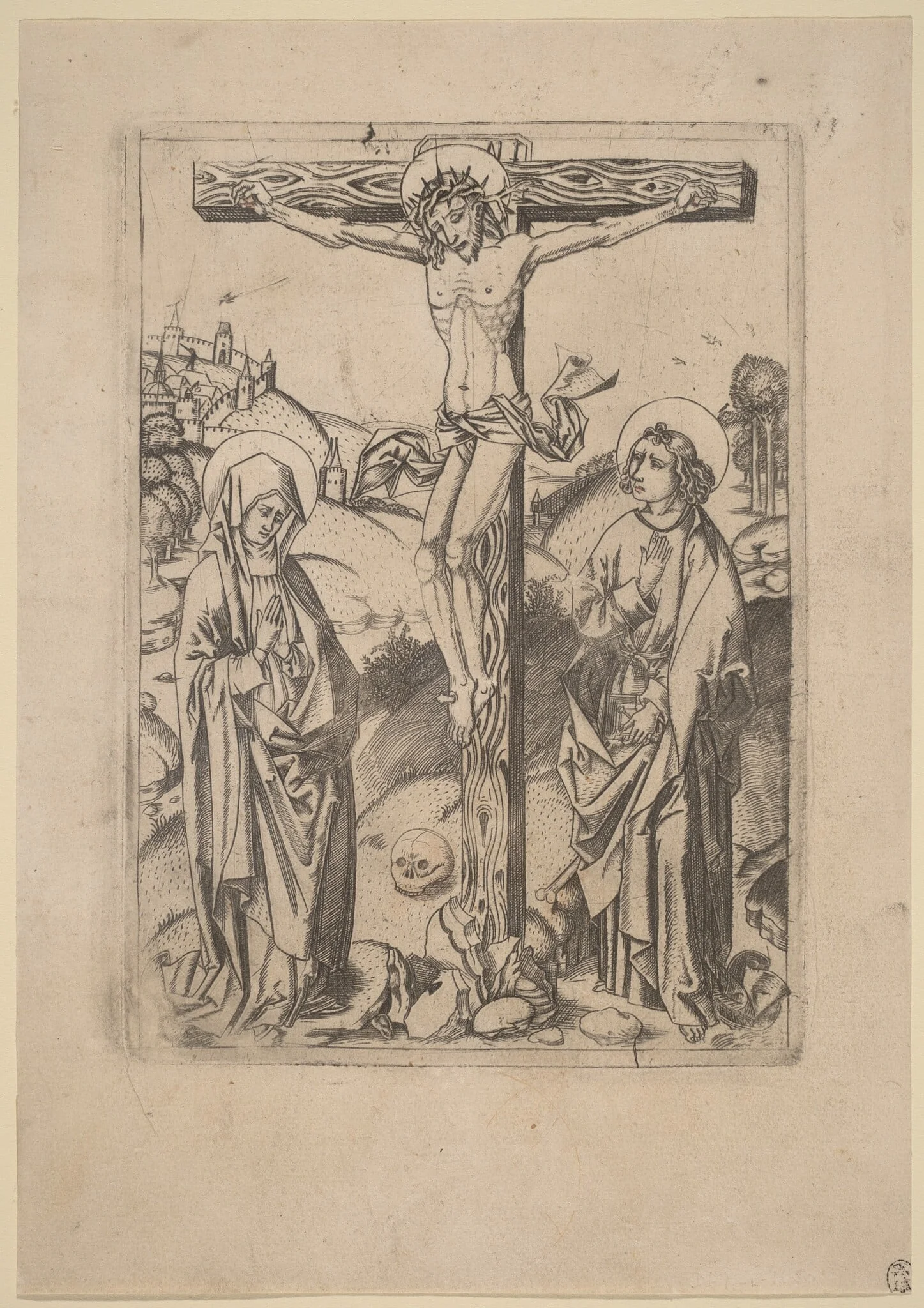 The Crucifixion, detail