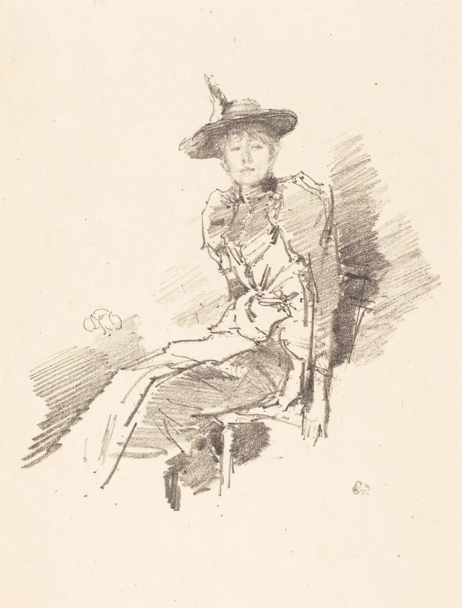 The Winged Hat, detail