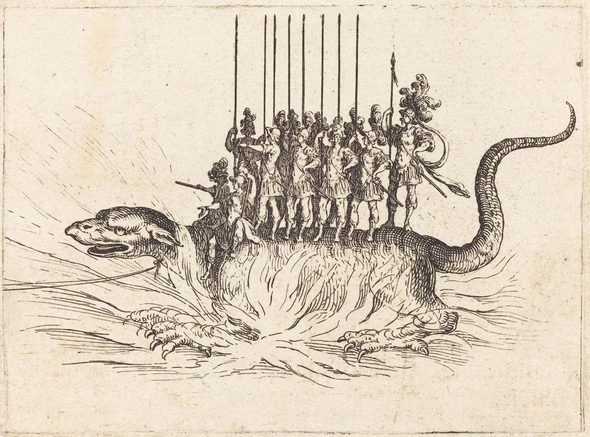 Entry of Monseigneur Henry de Lorraine, Marquis de Moy, under the Name of Pirandre, detail