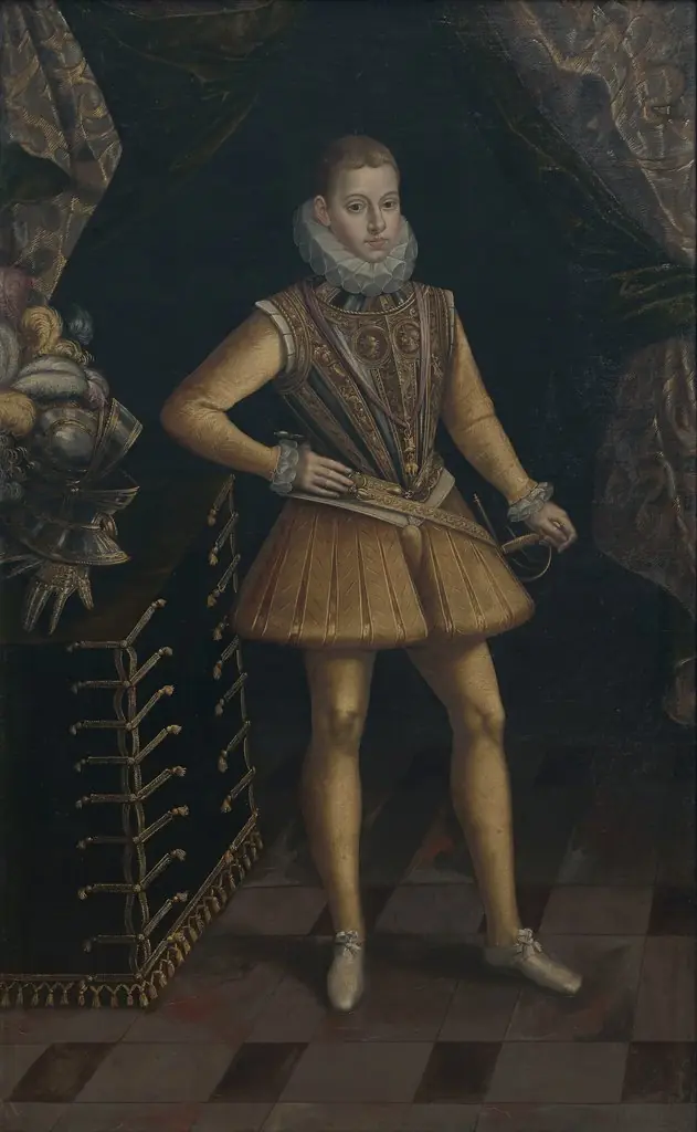 Philip of Asturias, later Philip III of Spain, by Frans Francken I, oil, 1589