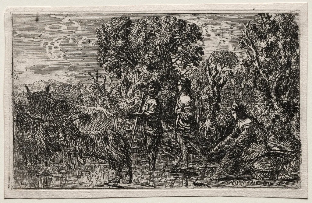 Le Passage du gué, by Claude Lorrain, 1634