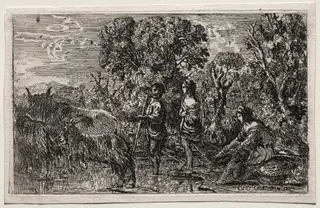 Le Passage du gué, by Claude Lorrain, 1634