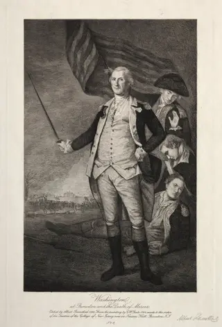 George Washington at Princeton, by Albert Rosenthal, 1898