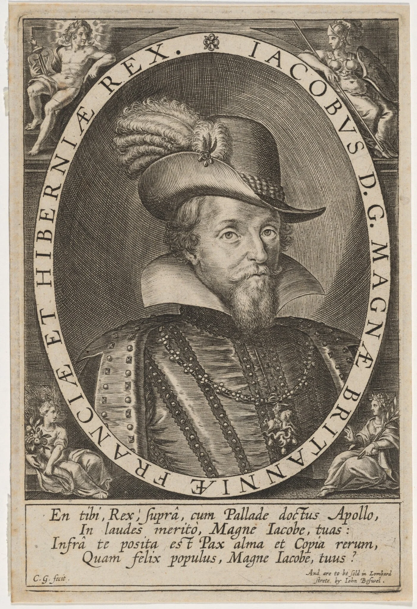 King James I, detail