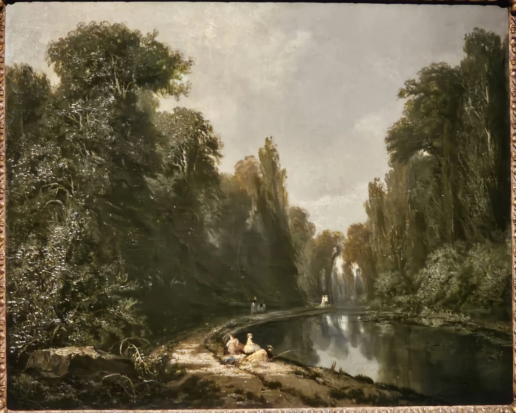 Paisagem num parque, detail