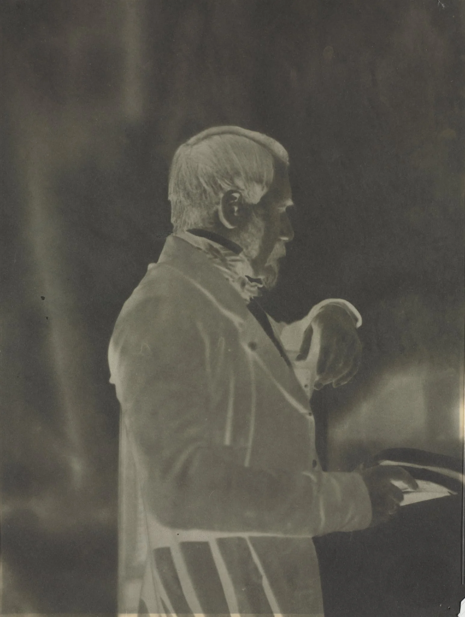 Self-Portrait (negative), detail