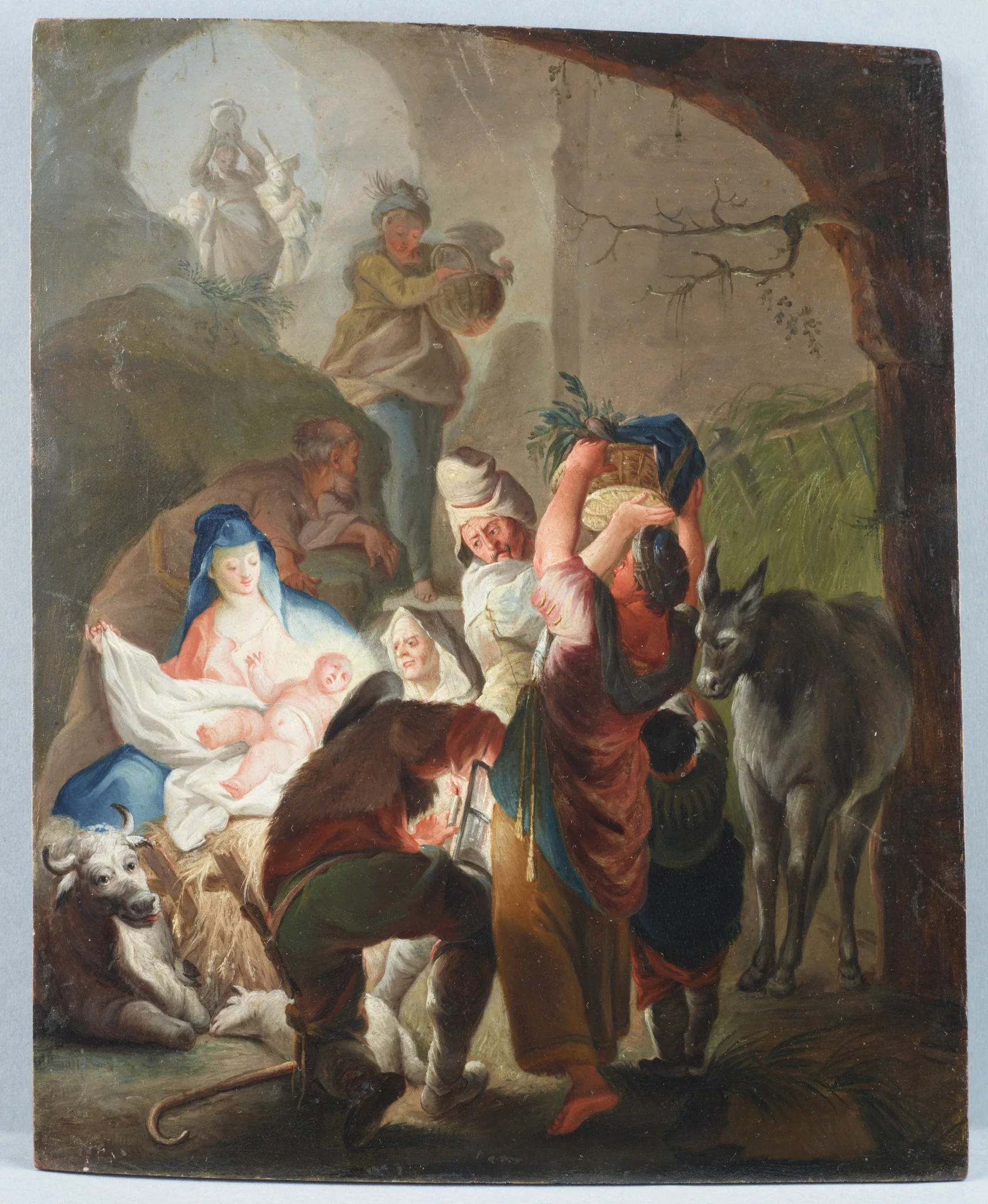 Adoration of the Shepherds, detail