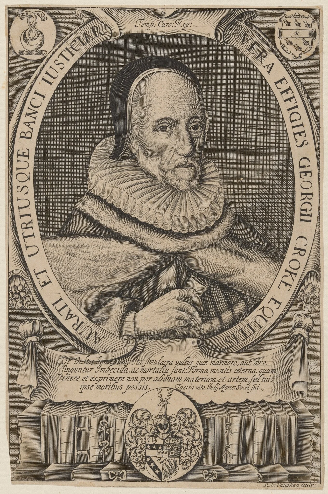 Sir George Croke, detail