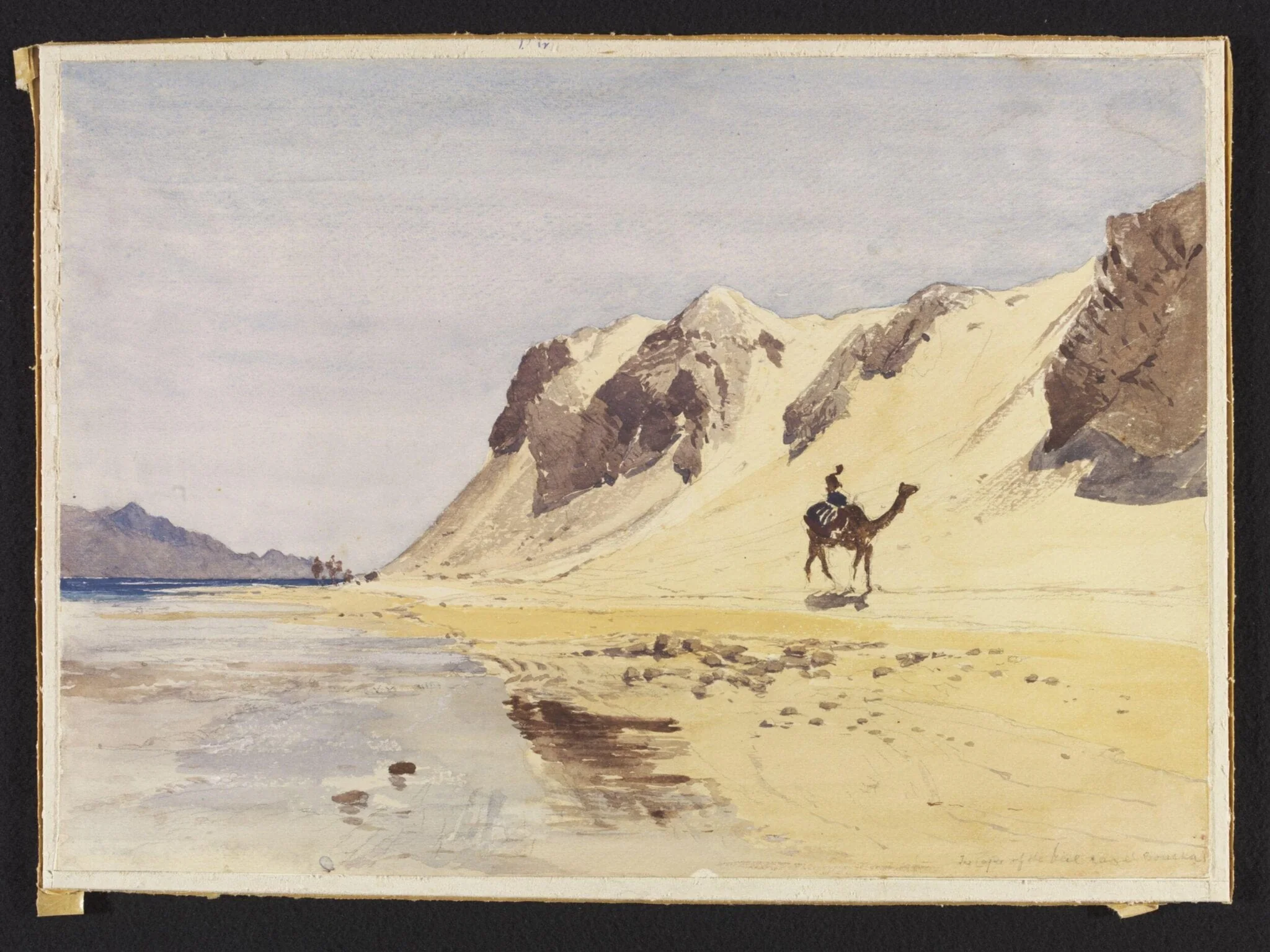 The Cape of the Veil [Sinai], detail