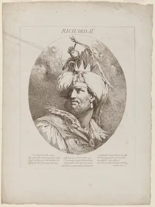 Richard II, by John Hamilton Mortimer, ink, 1775