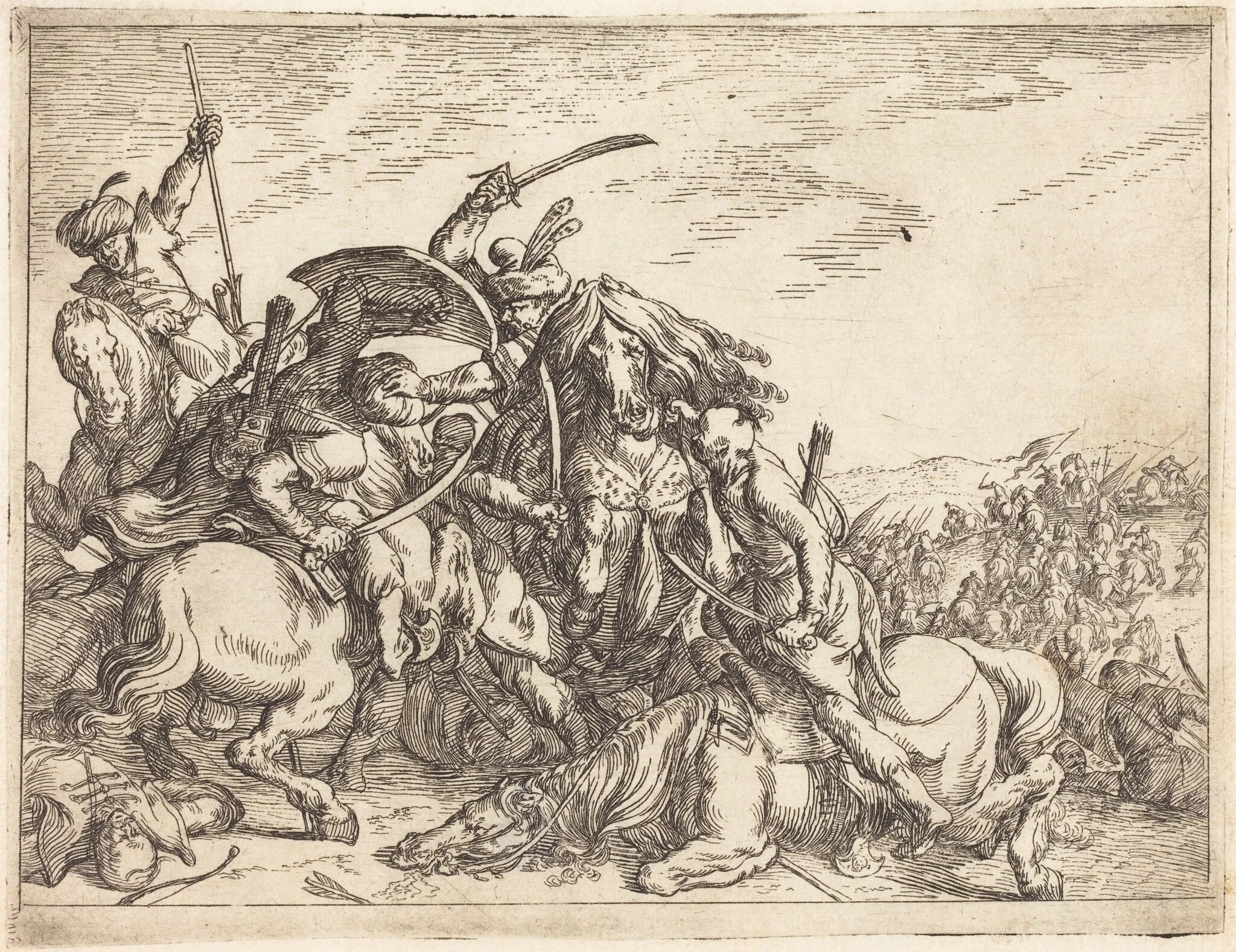Capricci di varie battaglie, detail
