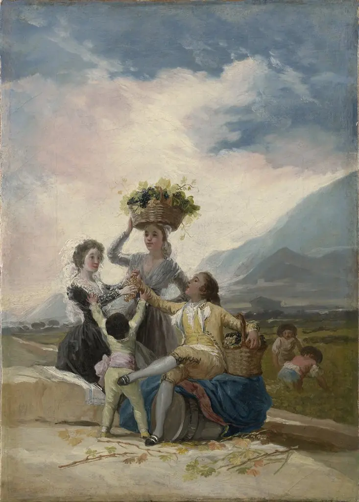 Autumn, by Francisco Goya, oil, 1794