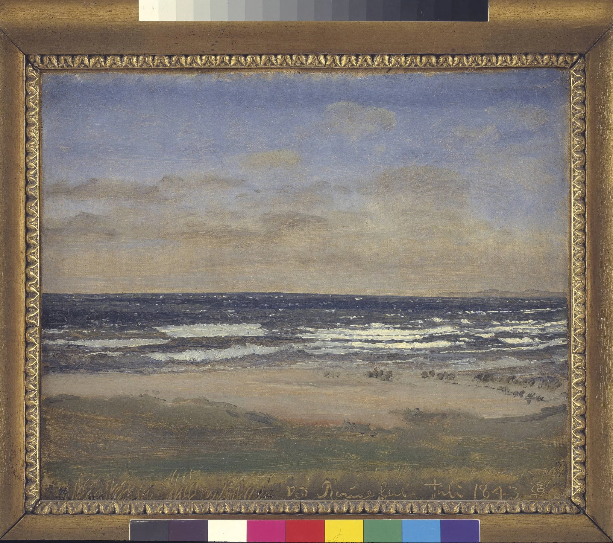 The Beach at Rågeleje, detail