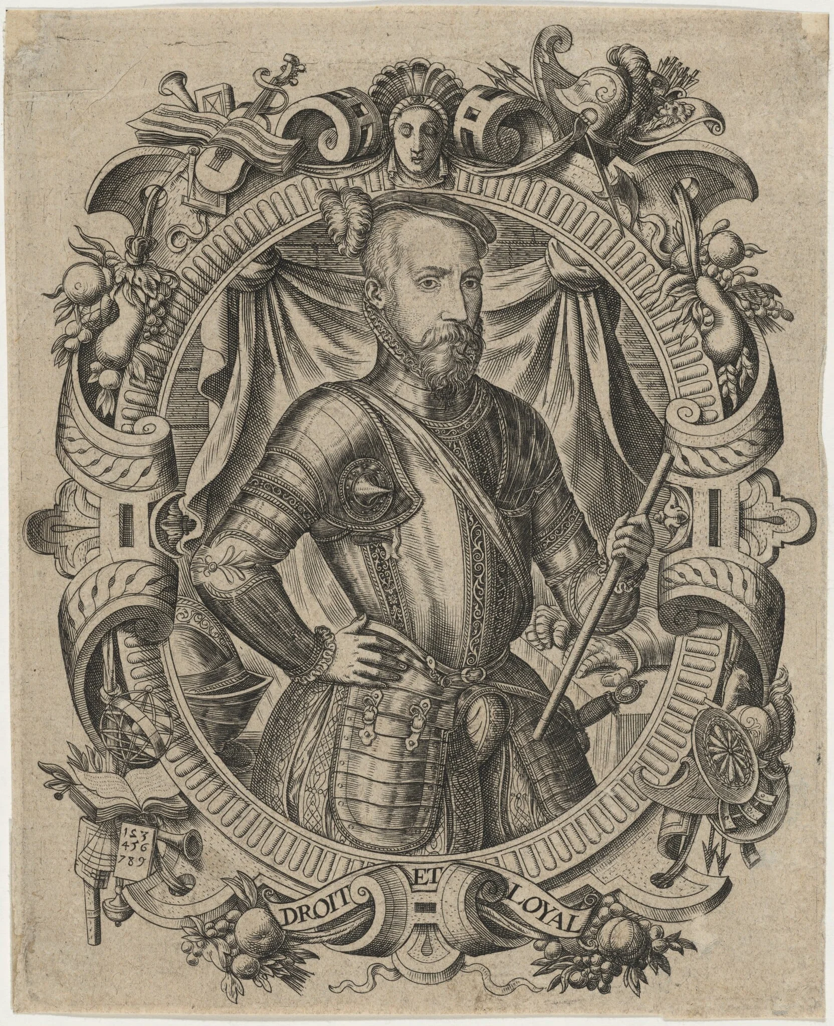 Robert Dudley, Earl of Leicester, detail
