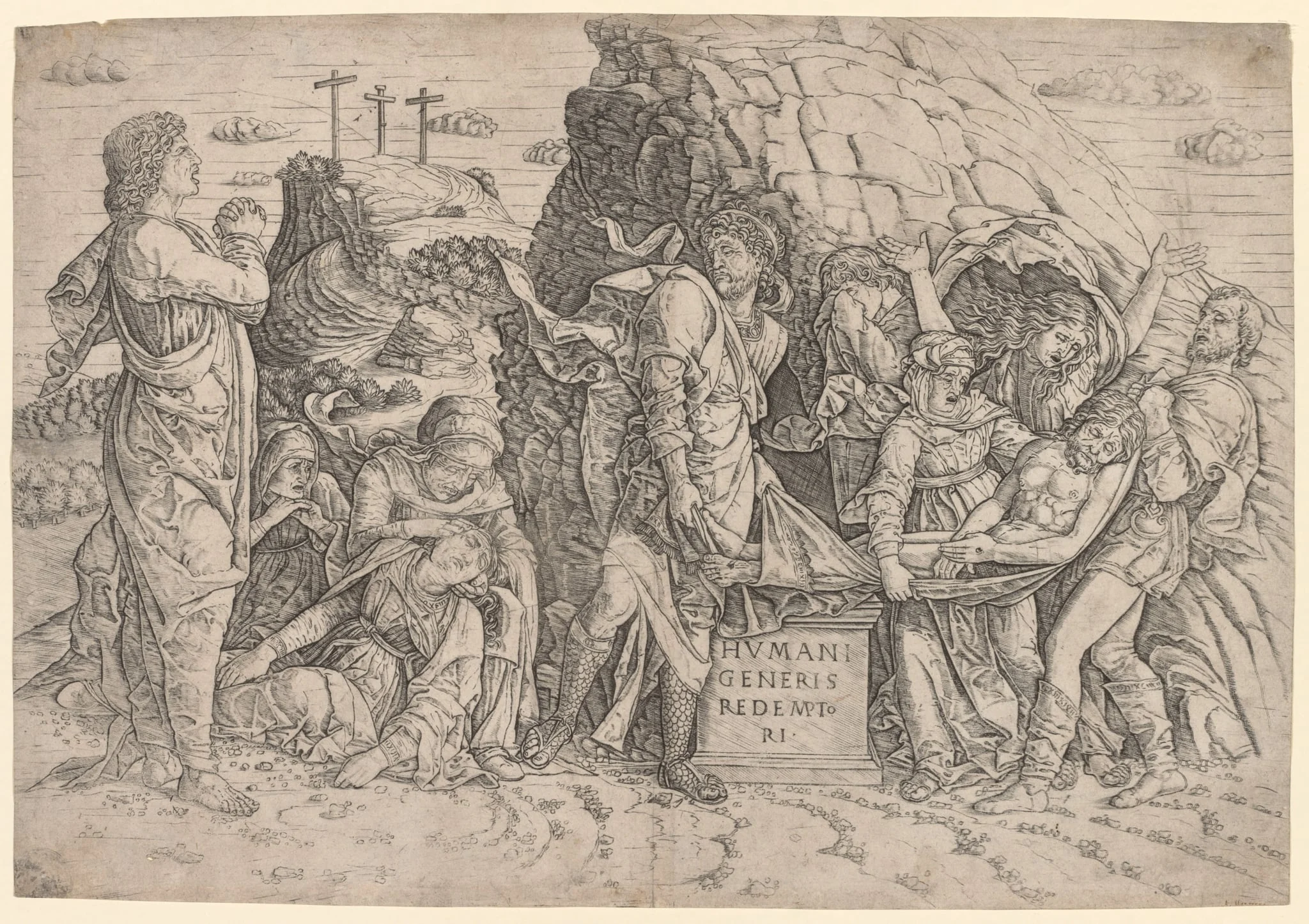 Entombment, detail