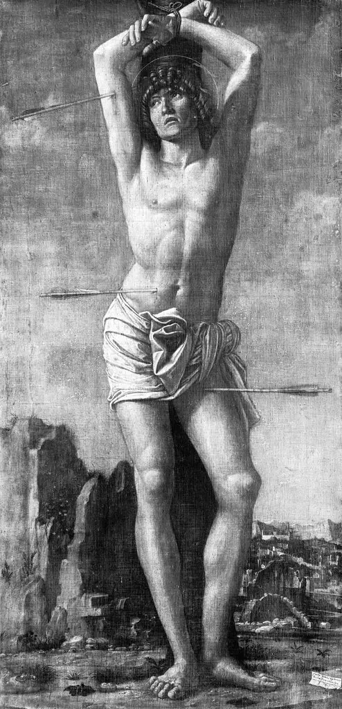 St. Sebastian, by Francesco Bonsignori, paint, 1493