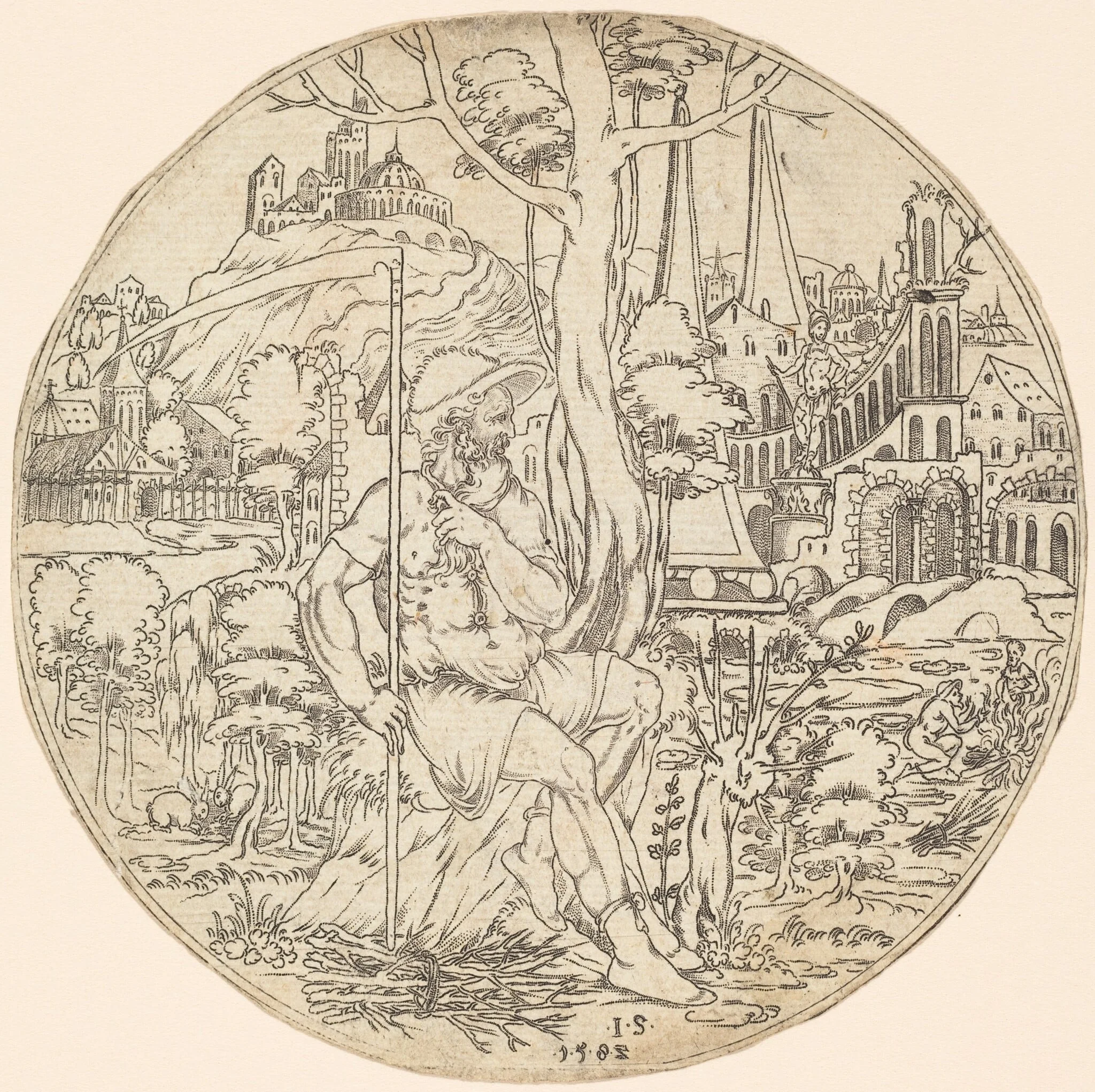 Saturn, detail