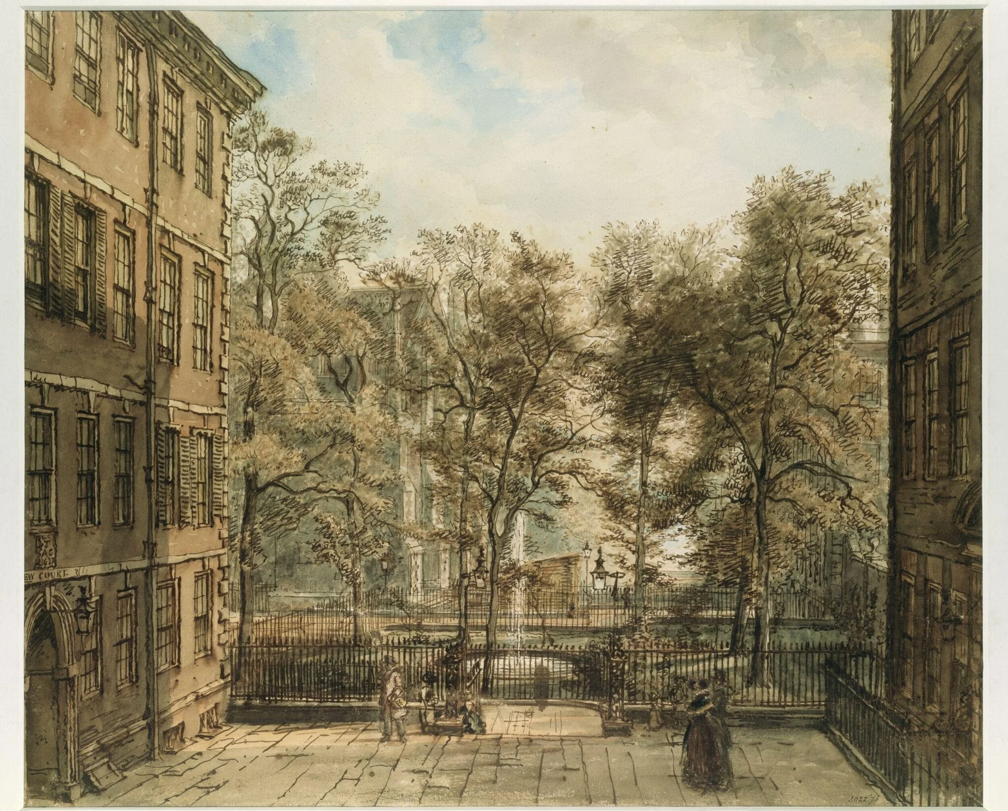 New Court, the Temple, London, detail