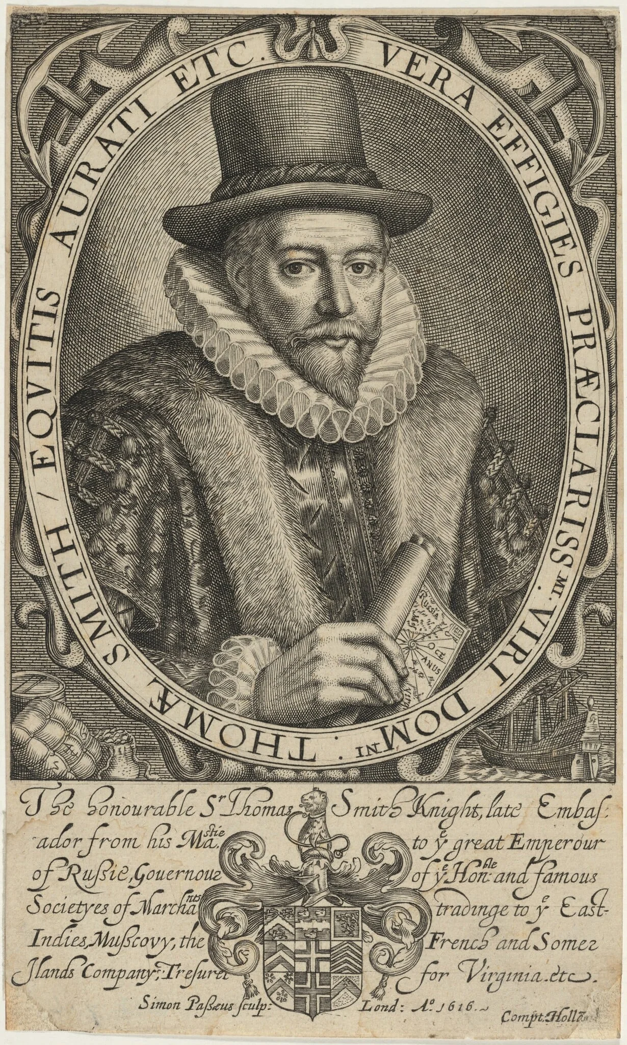 Sir Thomas Smith, detail