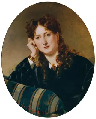Berta Preiss, by Heinrich von Angeli, oil, 1864