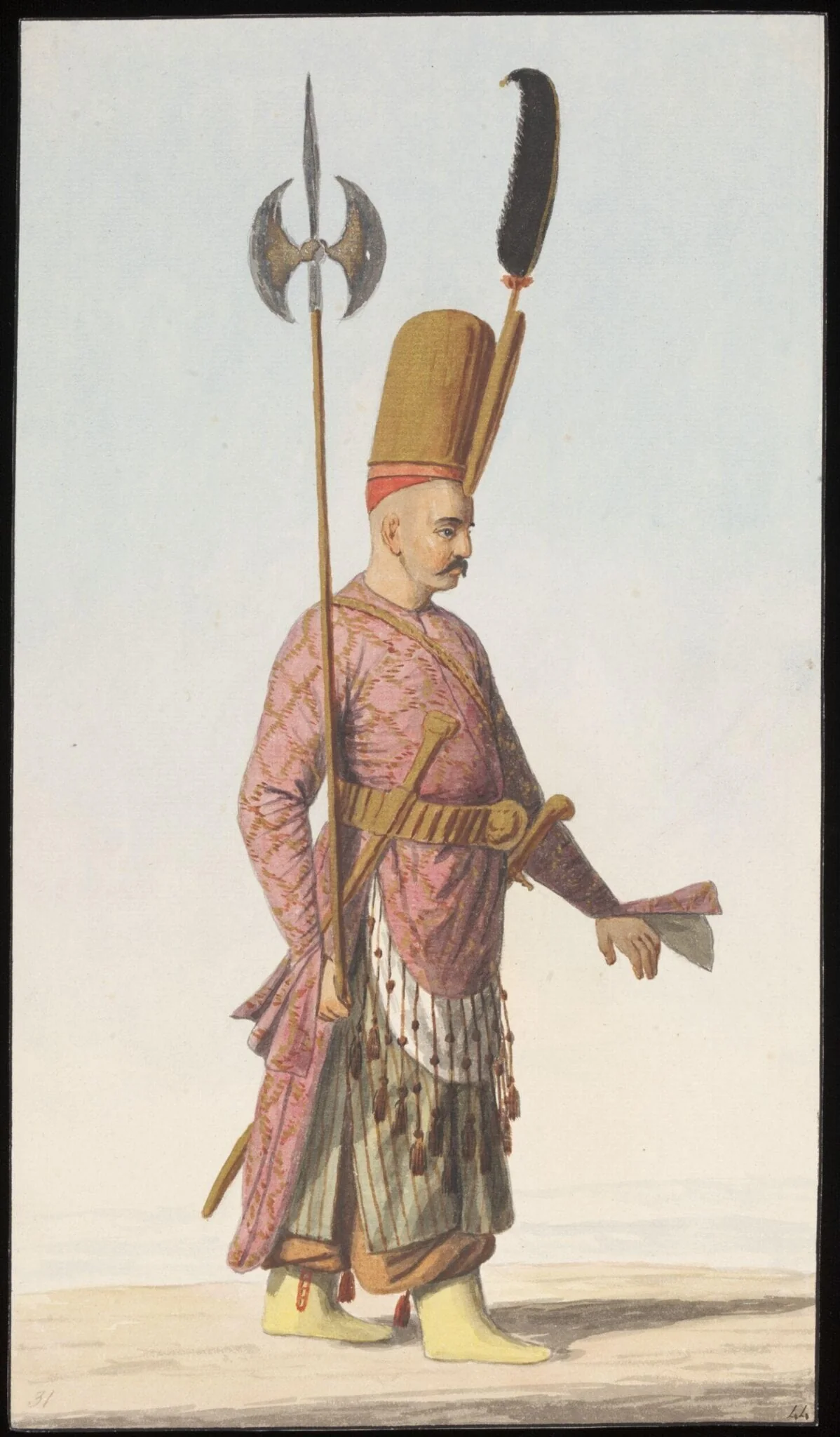 An official of the Sultan, detail