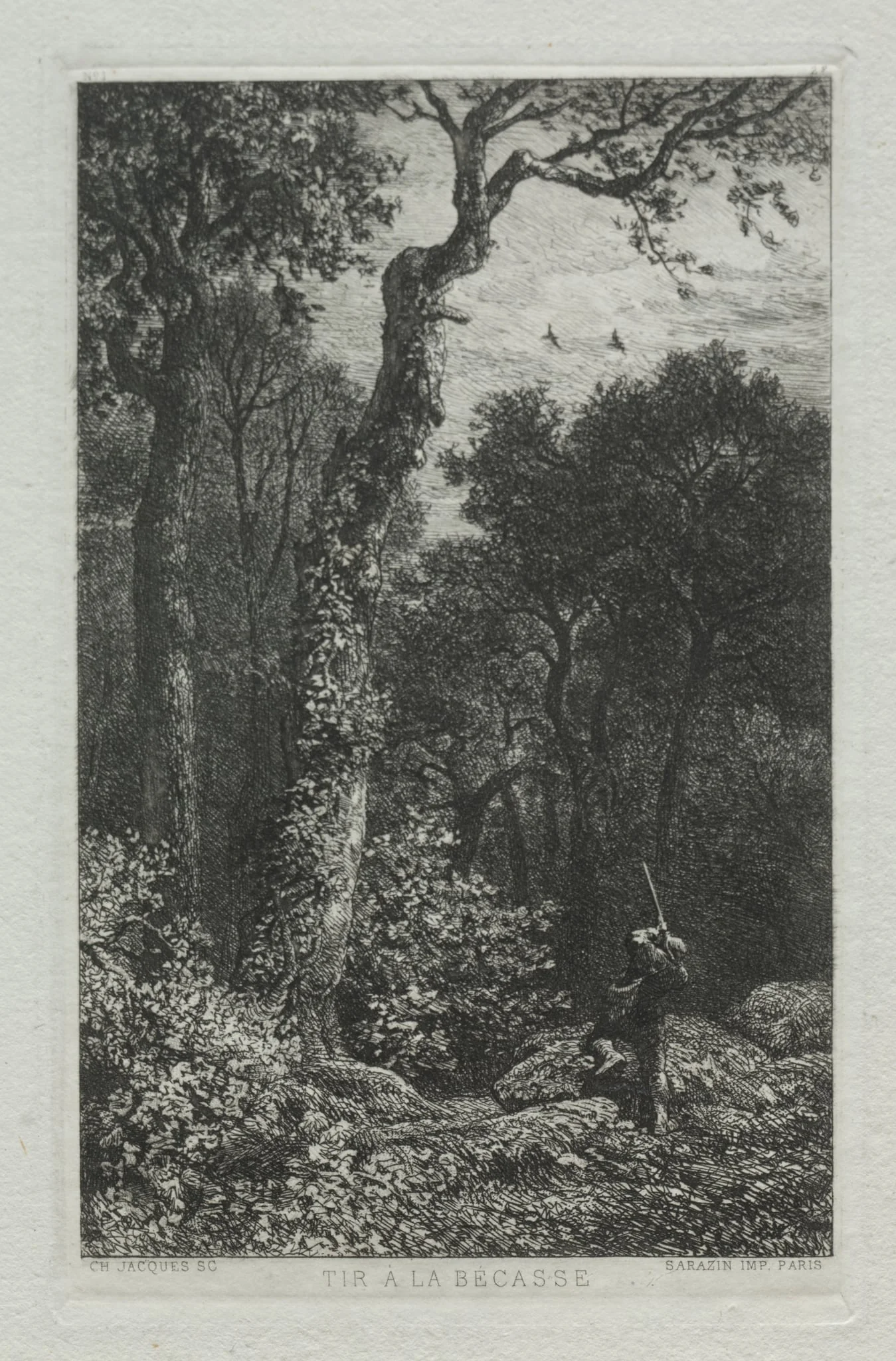 Shooting the Woodcock, detail