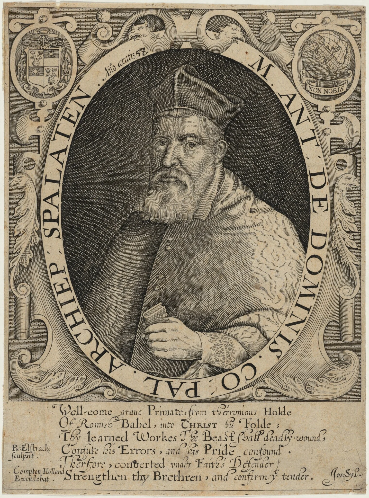 Marc Antonis De Dominis, detail