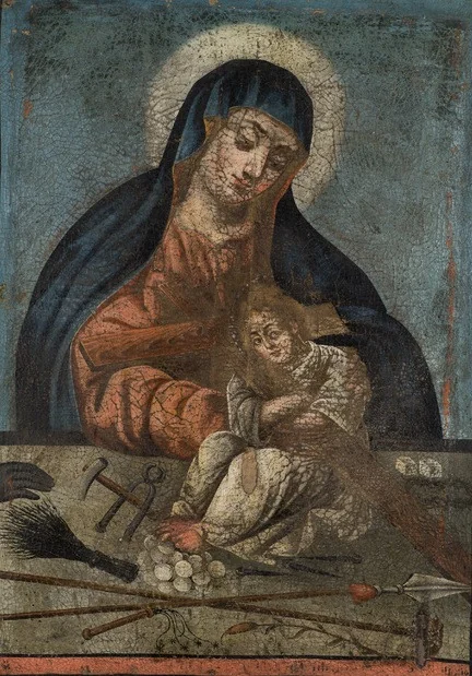 Holy Mother of Sevan, detail