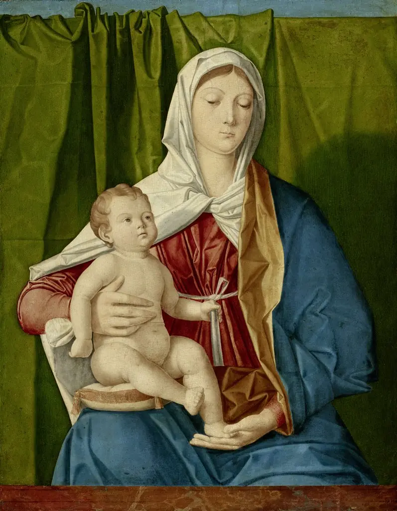 The Virgin and Child, by Vincenzo Catena, paint, 1505