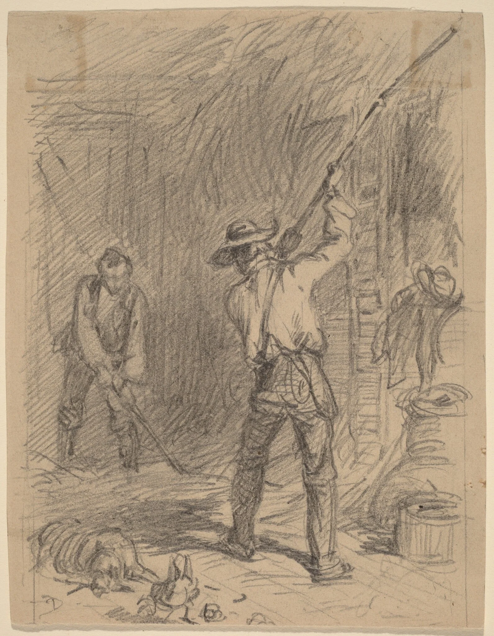 Man Flailing, detail