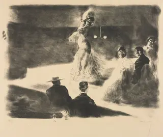 Spanish Dancer, by Alexandre Lunois, 1901