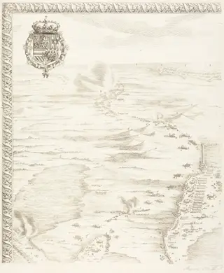The Siege of Breda [plate 1 of 6], by Jacques Callot, ink, 1628