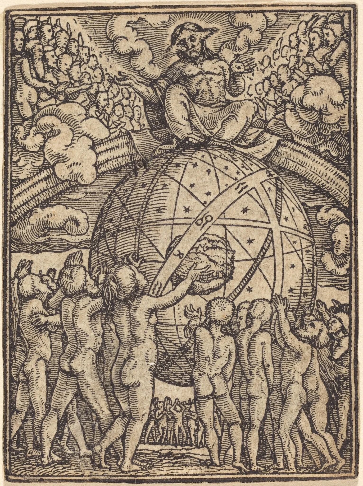 The Last Judgment, detail