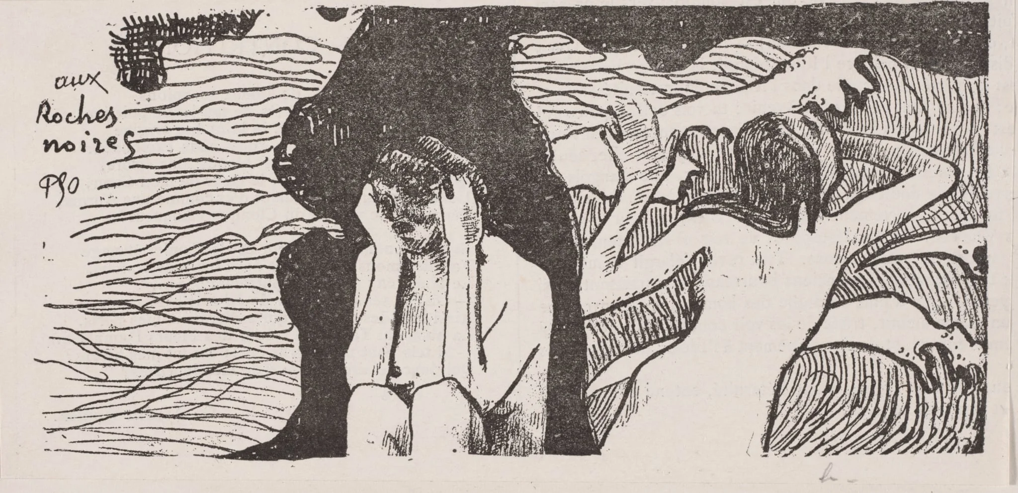 The Black Rocks, detail
