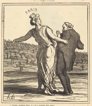 Voyons, monsieur Réac..., by Honoré Daumier, 1871