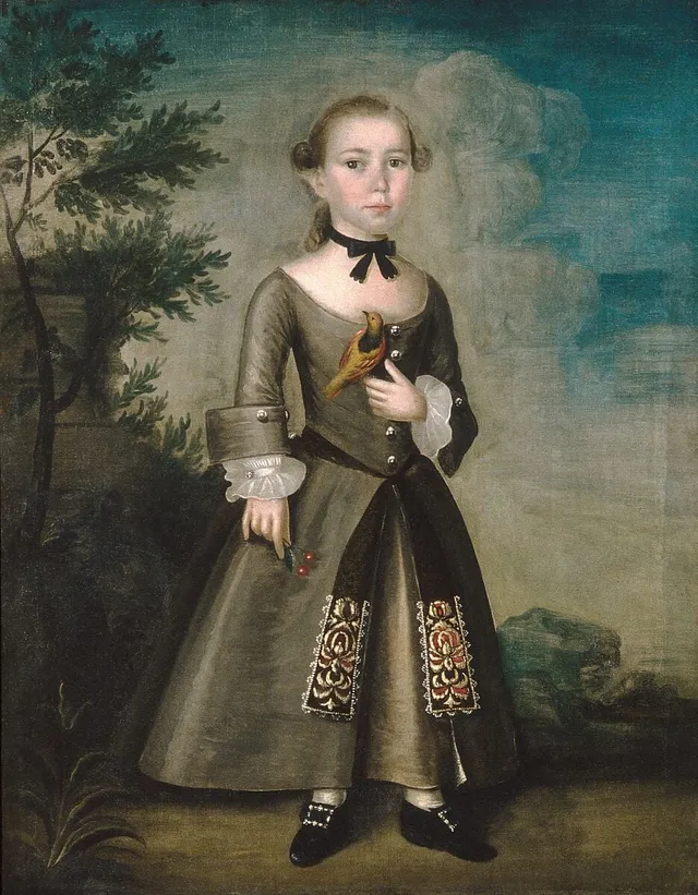 James Badger, the artist's grandson, painted around 1760 when the boy was three.