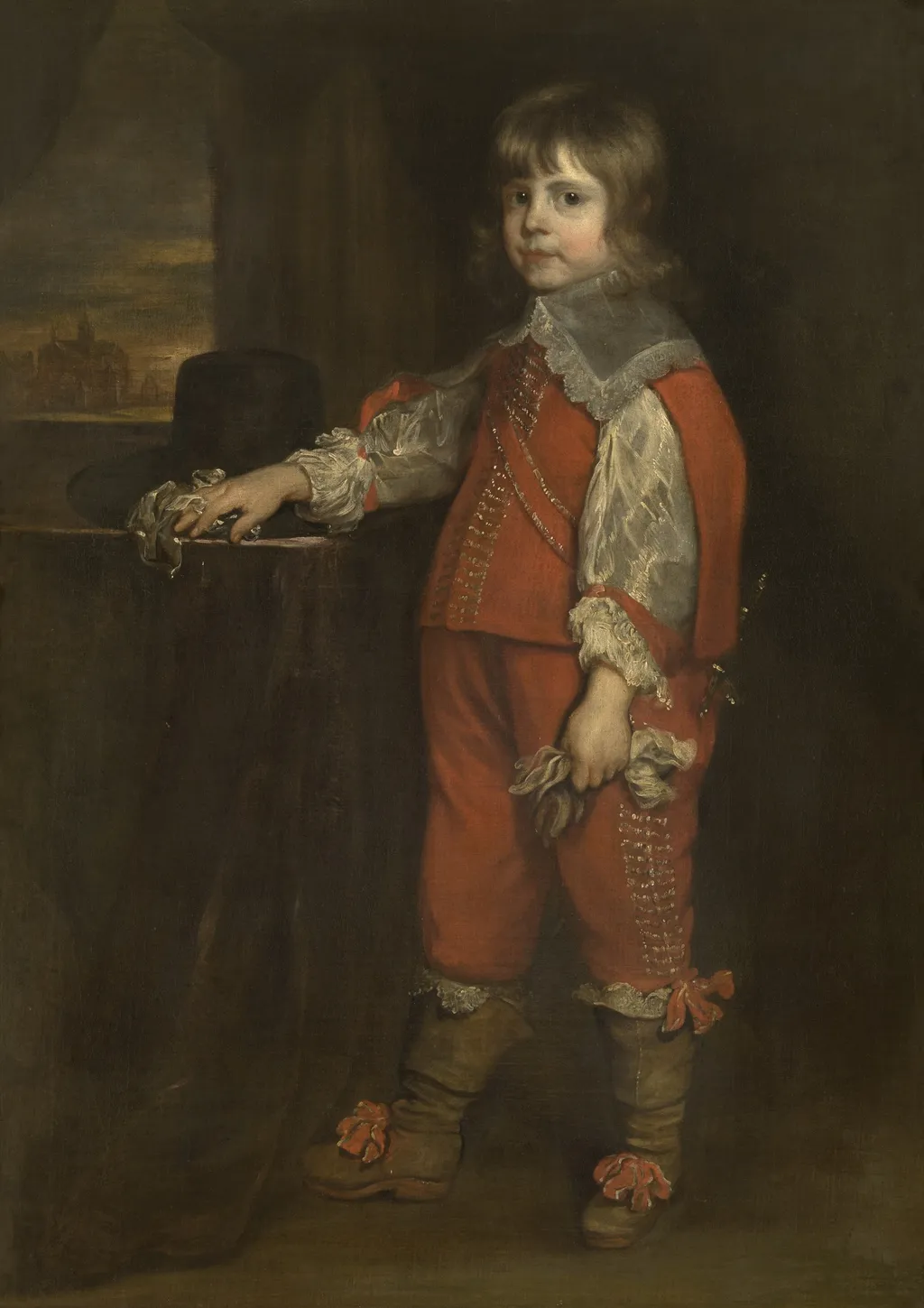 Charles II, when Prince of Wales, by Adriaen Hanneman, oil