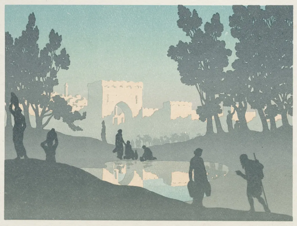 The Wandering Jew: The Old City, by Henri Rivière, 1896