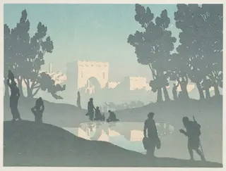 The Wandering Jew: The Old City, by Henri Rivière, 1896