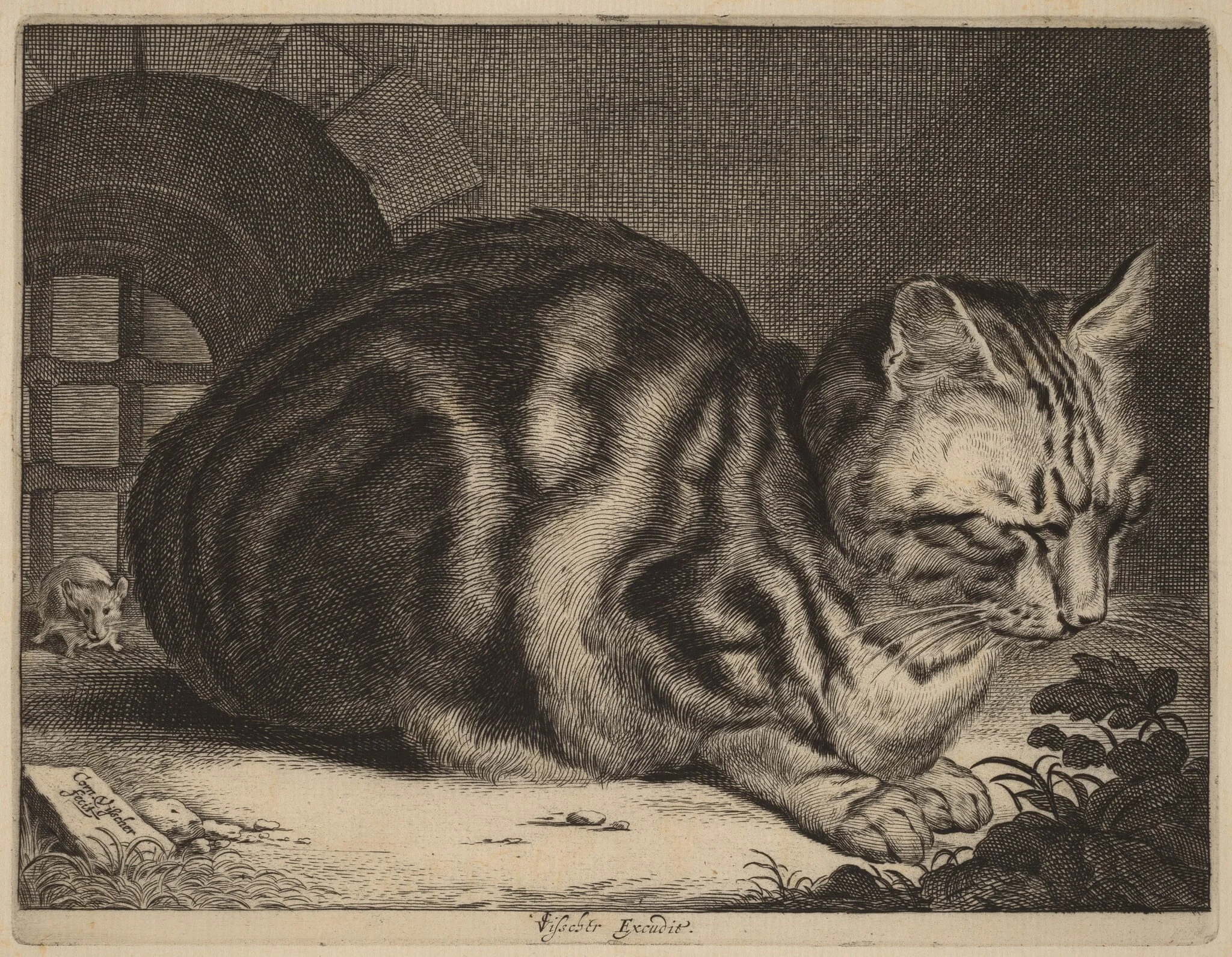 The Large Cat, detail