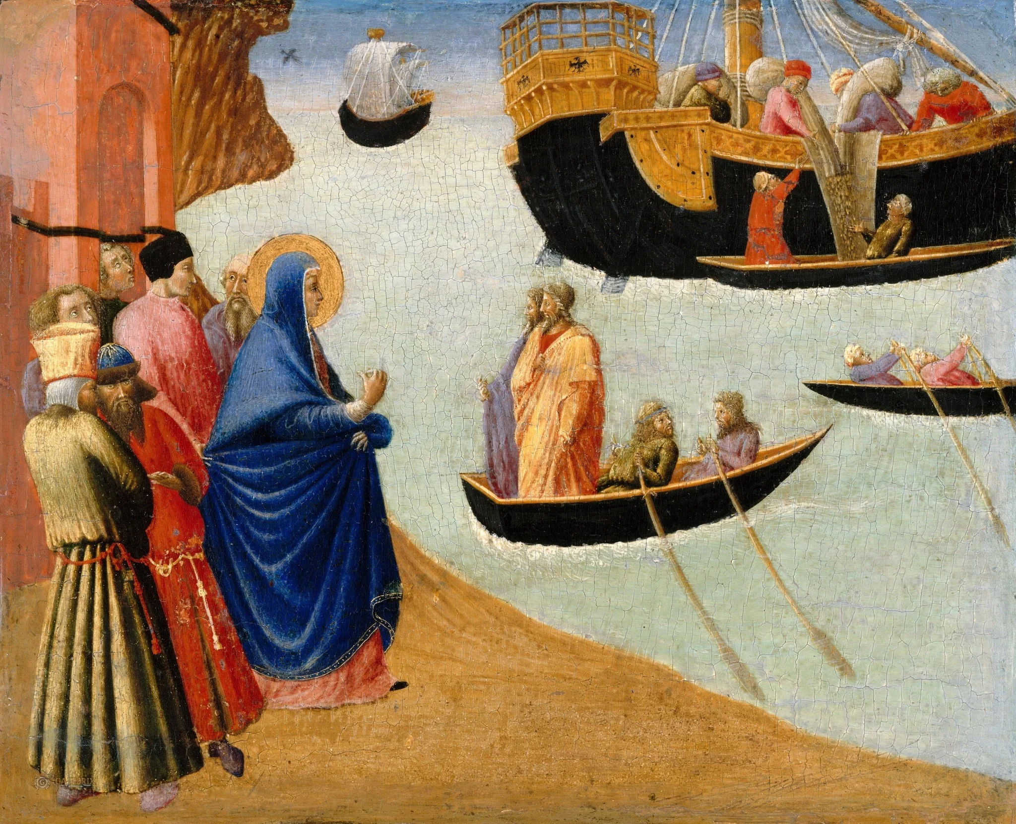 Ein Wunder des Heiligen Augustinus, detail