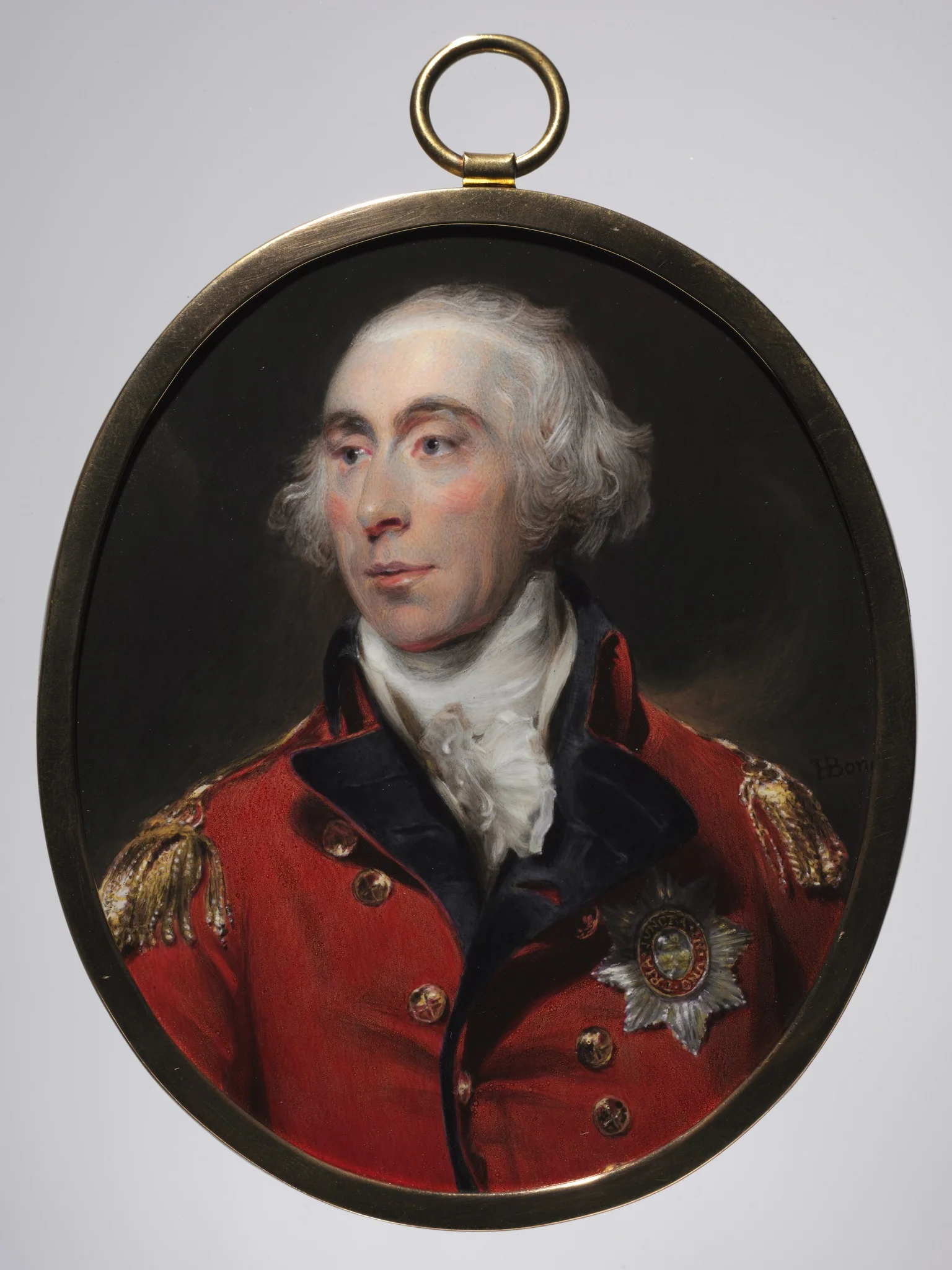 Portrait of General Sir Charles Grey, later 1st Earl Grey, detail