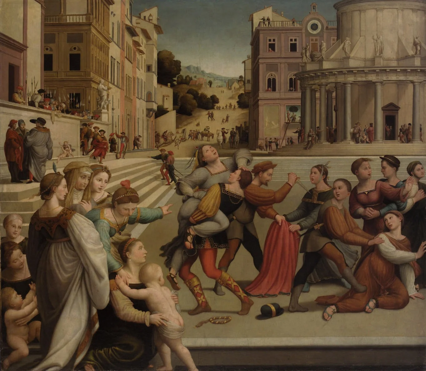 Rape of Dinah, detail