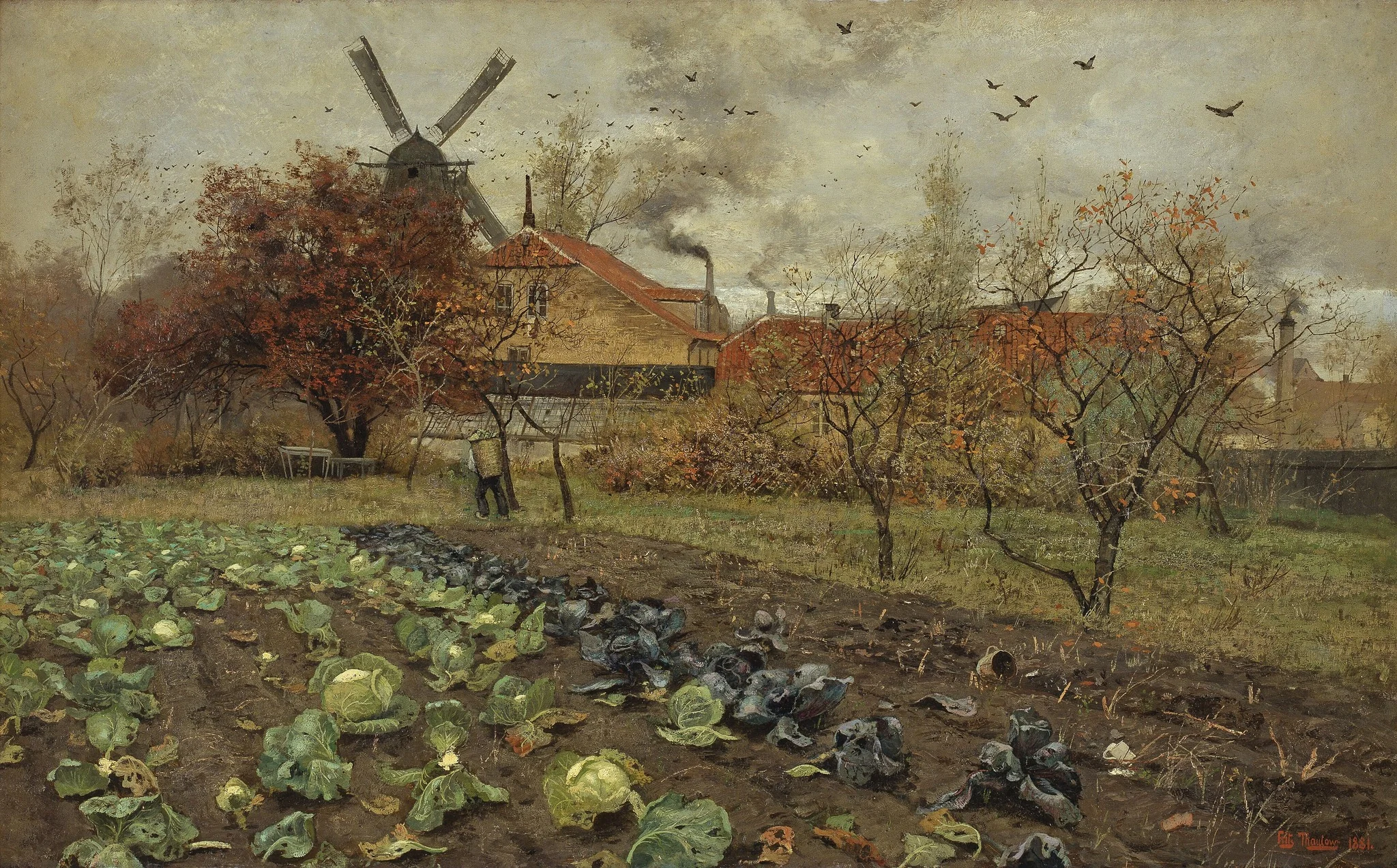 View of Amerikavej in Copenhagen, detail