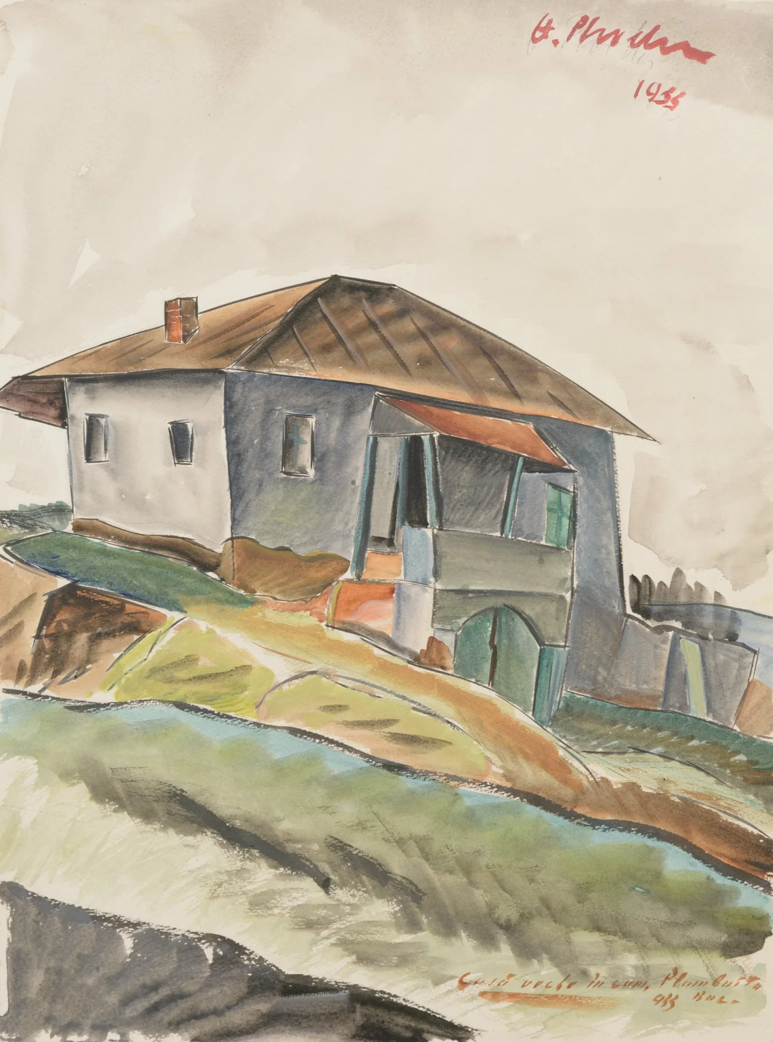 CASĂ VECHE DIN PLUMBUITA, detail