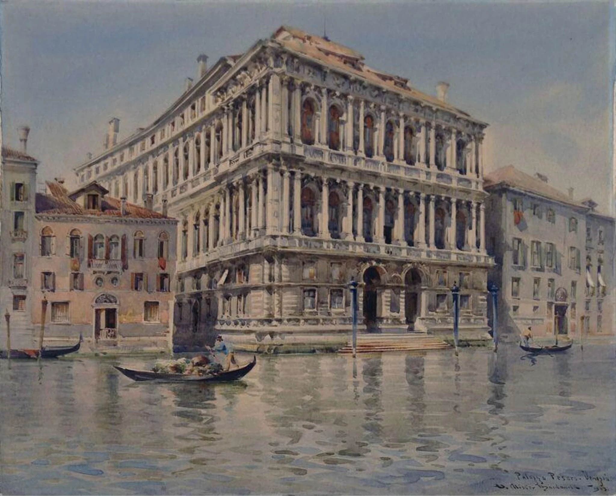 Palazzo Pesaro, Venice, detail