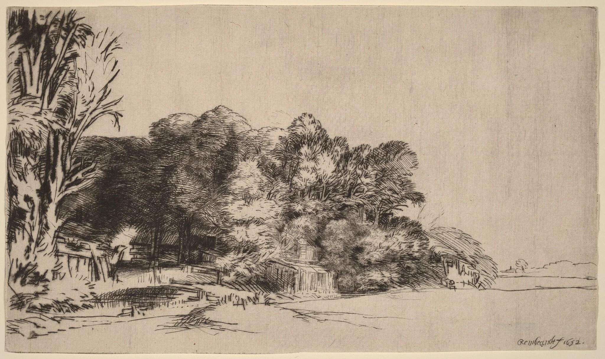 Clump of Trees with a Vista, detail