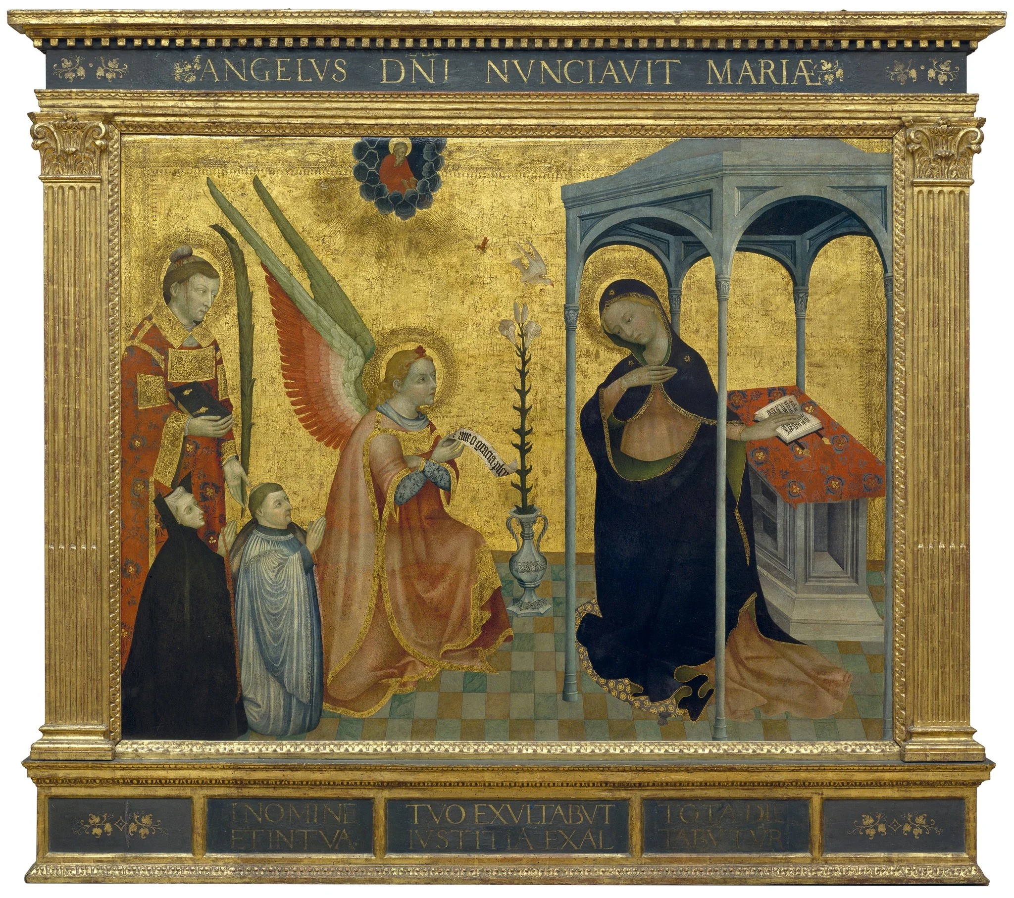 The Annunciation, detail