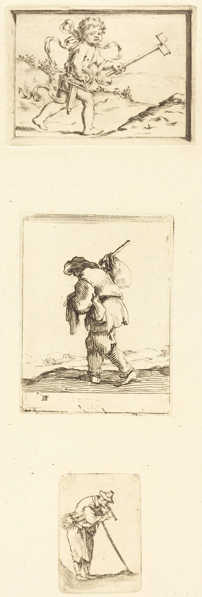 Sheet of Etchings, detail